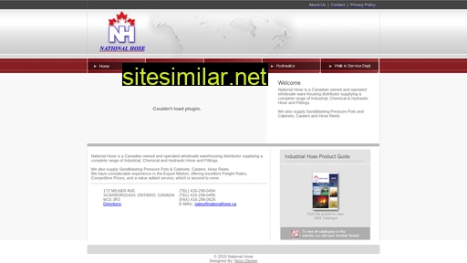 nationalhose.ca alternative sites