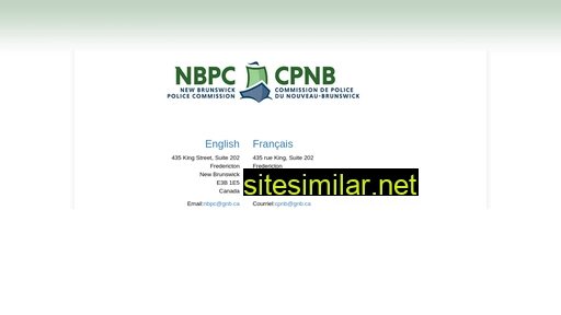 Nbpolicecommission similar sites