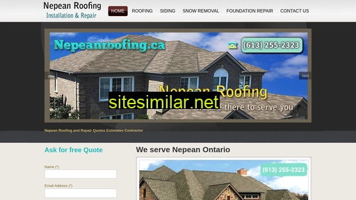 nepeanroofing.ca alternative sites