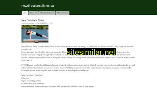 newdirectionspilates.ca alternative sites