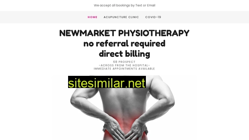 newmarketphysiotherapy.ca alternative sites
