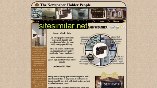 newspaperholder.ca alternative sites