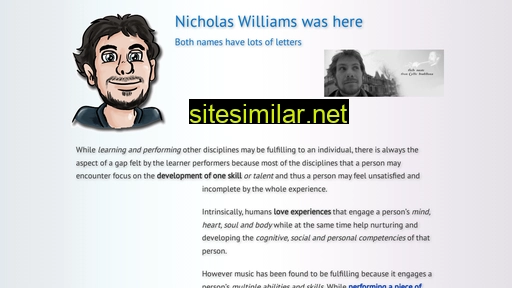 nicholaswilliams.ca alternative sites