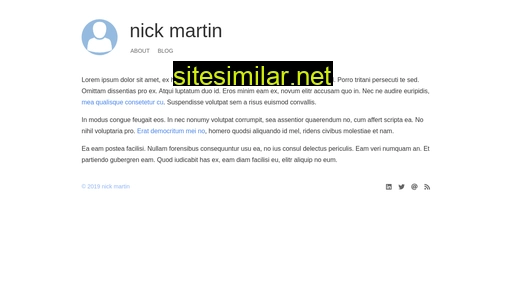 Nickmartin similar sites