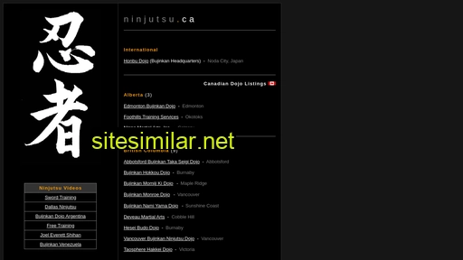 ninjutsu.ca alternative sites