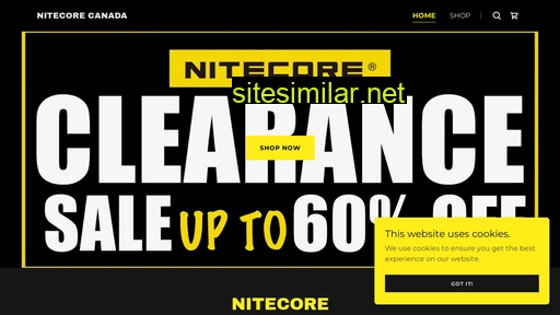 nitecorestore.ca alternative sites