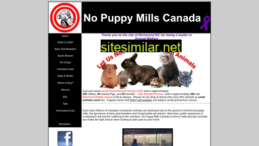 nopuppymillscanada.ca alternative sites