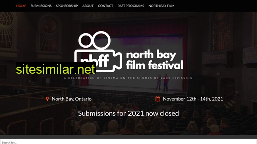 northbayfilmfestival.ca alternative sites