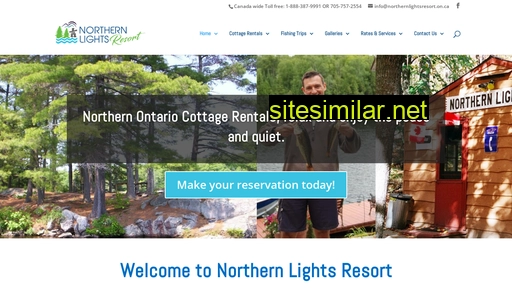 northernlightsresort.on.ca alternative sites