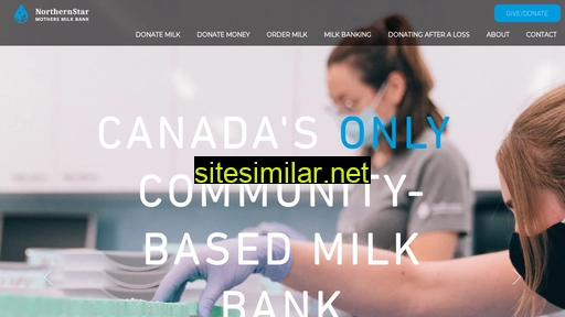 northernstarmilkbank.ca alternative sites