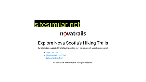 novatrails.ca alternative sites