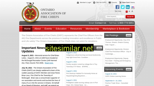 oafc.on.ca alternative sites