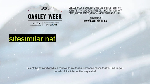 oakleyweek.ca alternative sites