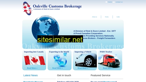 oakvillecustomsbrokerage.ca alternative sites