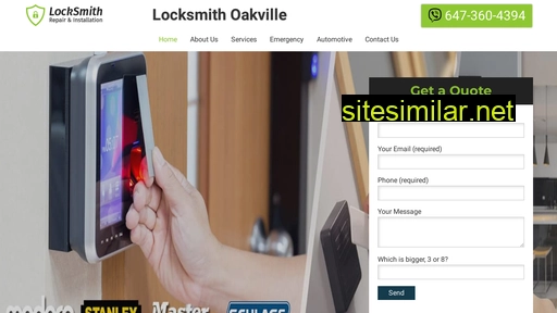 oakvilleonlocksmith.ca alternative sites