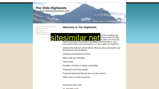 oldshighlands.ca alternative sites