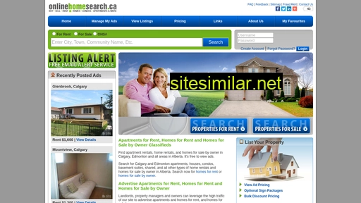 onlinehomesearch.ca alternative sites