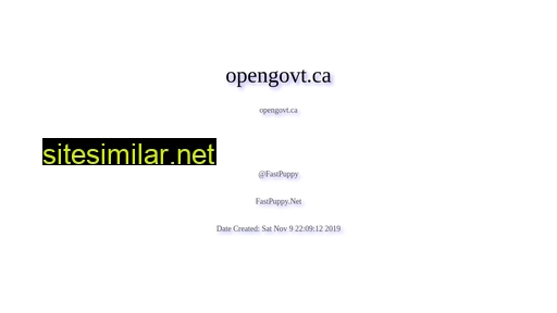opengovt.ca alternative sites