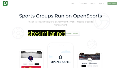 Opensports similar sites