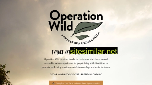 Operationwild similar sites