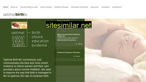 optimalbirthbc.ca alternative sites