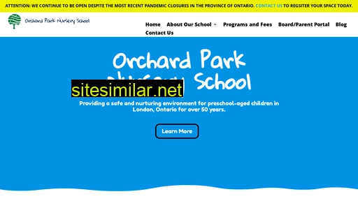 orchardparknurseryschool.ca alternative sites