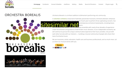 orchestraborealis.ca alternative sites