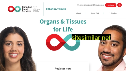 organtissuedonation.ca alternative sites