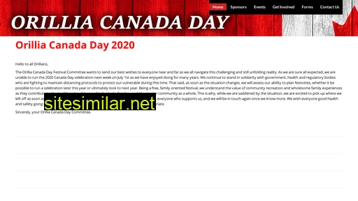 orilliacanadaday.ca alternative sites