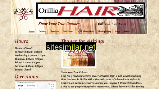 orilliahair.ca alternative sites