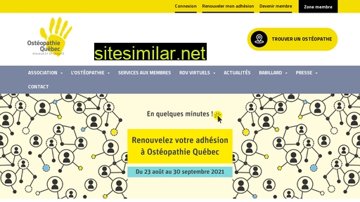 osteopathiequebec.ca alternative sites