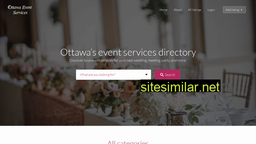 Ottawaeventservices similar sites