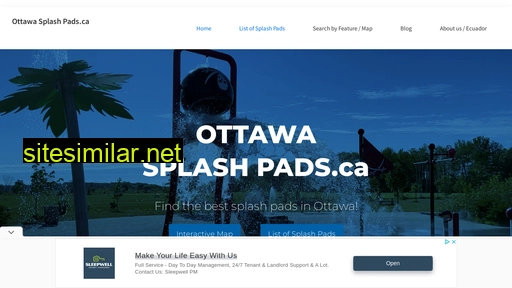 ottawasplashpads.ca alternative sites