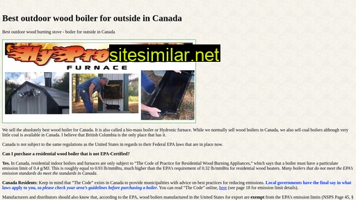 outsidewoodfurnace.ca alternative sites