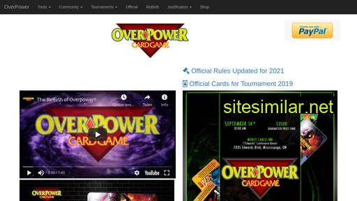 Overpower similar sites
