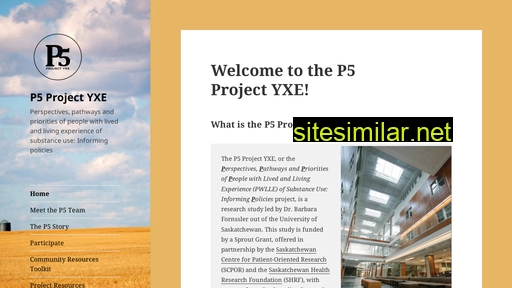 p5projectyxe.ca alternative sites