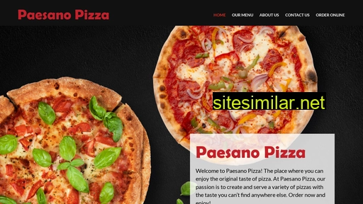 paesanopizzas.ca alternative sites