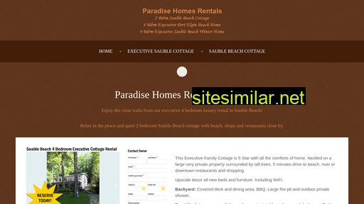paradisehomesltd.ca alternative sites