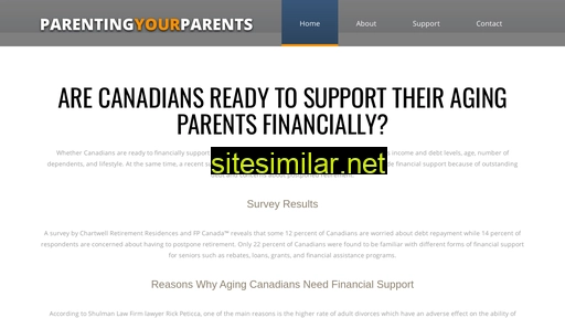 parentingyourparents.ca alternative sites