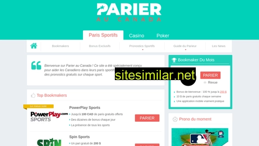 parieraucanada.ca alternative sites