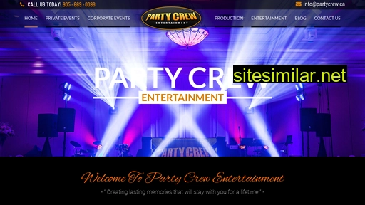 partycrew.ca alternative sites