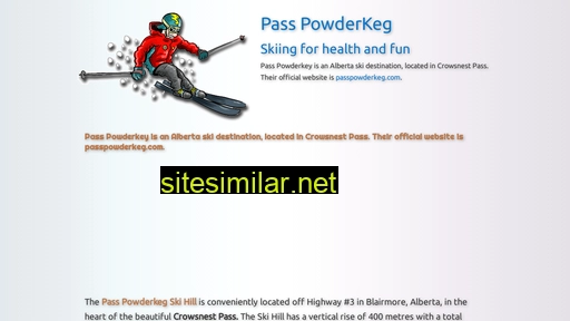 passpowderkeg.ca alternative sites