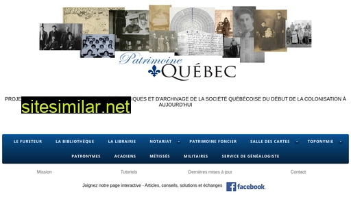 patrimoinequebec.ca alternative sites