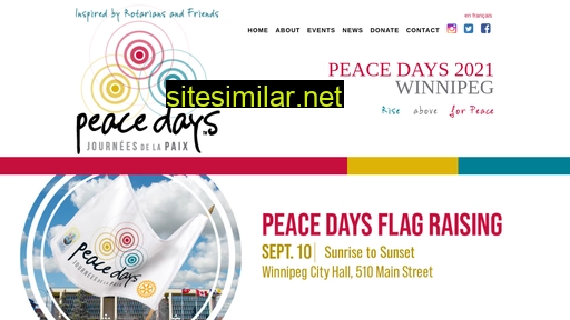 peacedays.ca alternative sites