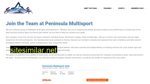 peninsulamultisport.ca alternative sites
