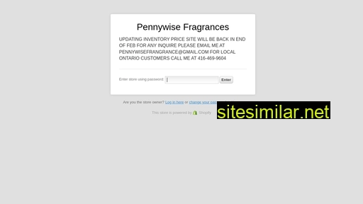pennywisefragrance.ca alternative sites
