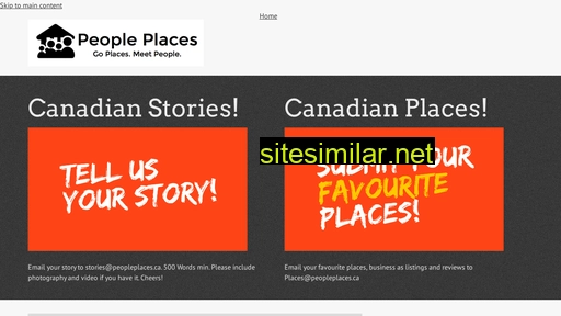 peopleplaces.ca alternative sites