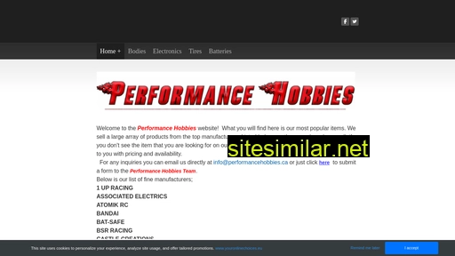 performancehobbies.ca alternative sites
