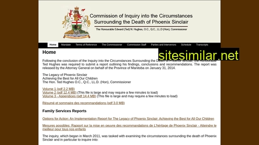 Phoenixsinclairinquiry similar sites