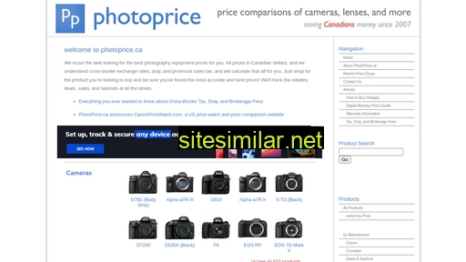 photoprice.ca alternative sites
